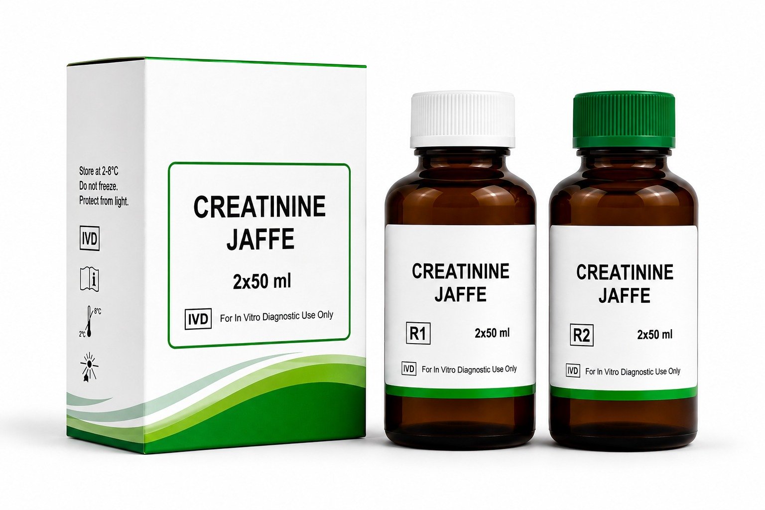 Creatinine Jaffe 2 × 50 mL – Bio Focus BD