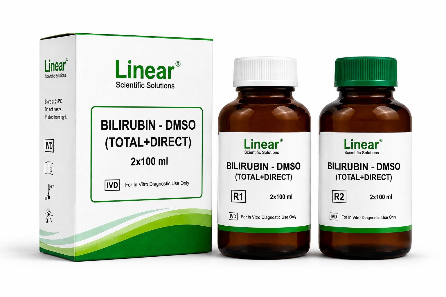 Bilirubin-DMSO (Total + Direct) 2 × 100 mL