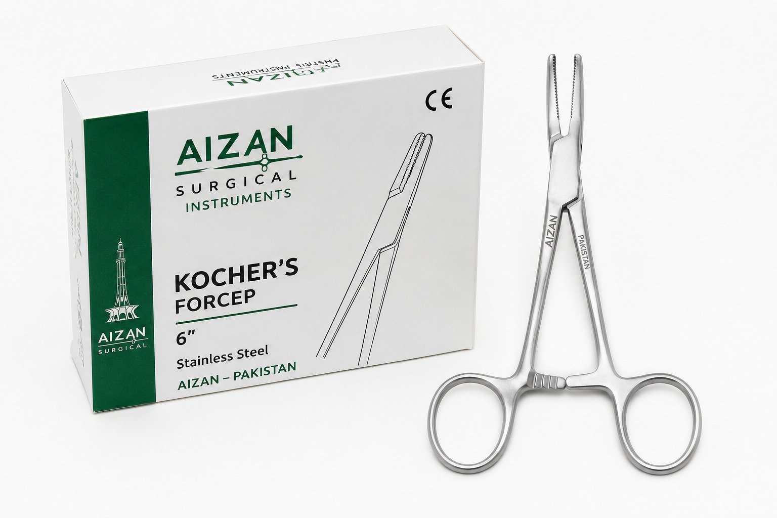 KOCHER Forceps 6" (AIZ-AN, Pakistan)