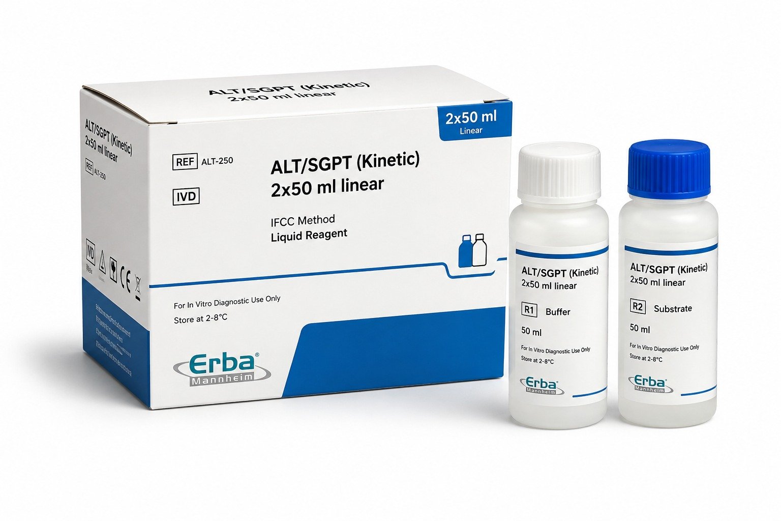 ALT/SGPT (Kinetic) 2×50 ml Linear