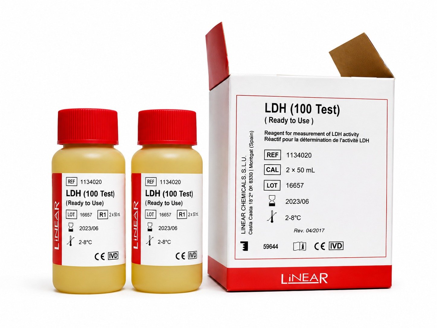 LDL Cholesterol (100 Tests) Ready to Use 2 × 50 mL (Linear®)