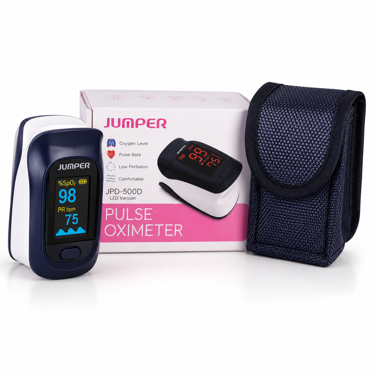 Jumper Pulse Oximeter (JPD-500D OLED Edition)