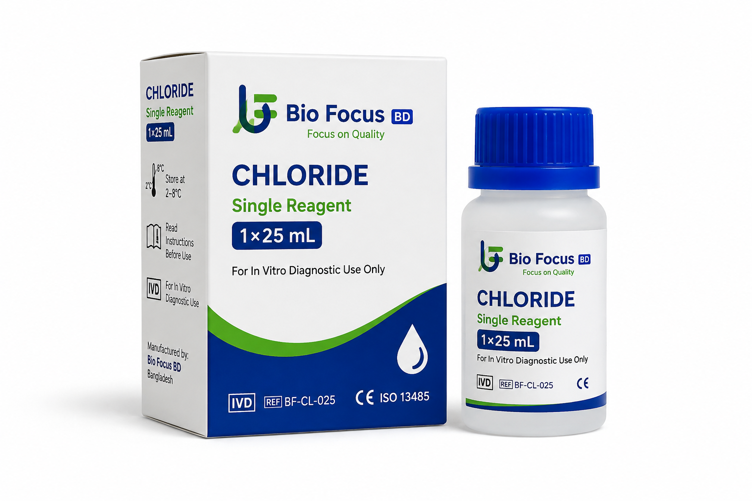 Chloride – Single Reagent 1×25 mL | Bio Focus BD