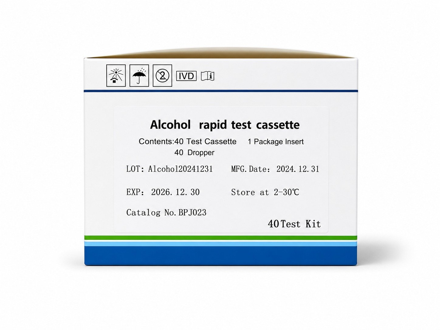 Alcohol Rapid Test Device 40 Test Kit | Bio Focus BD