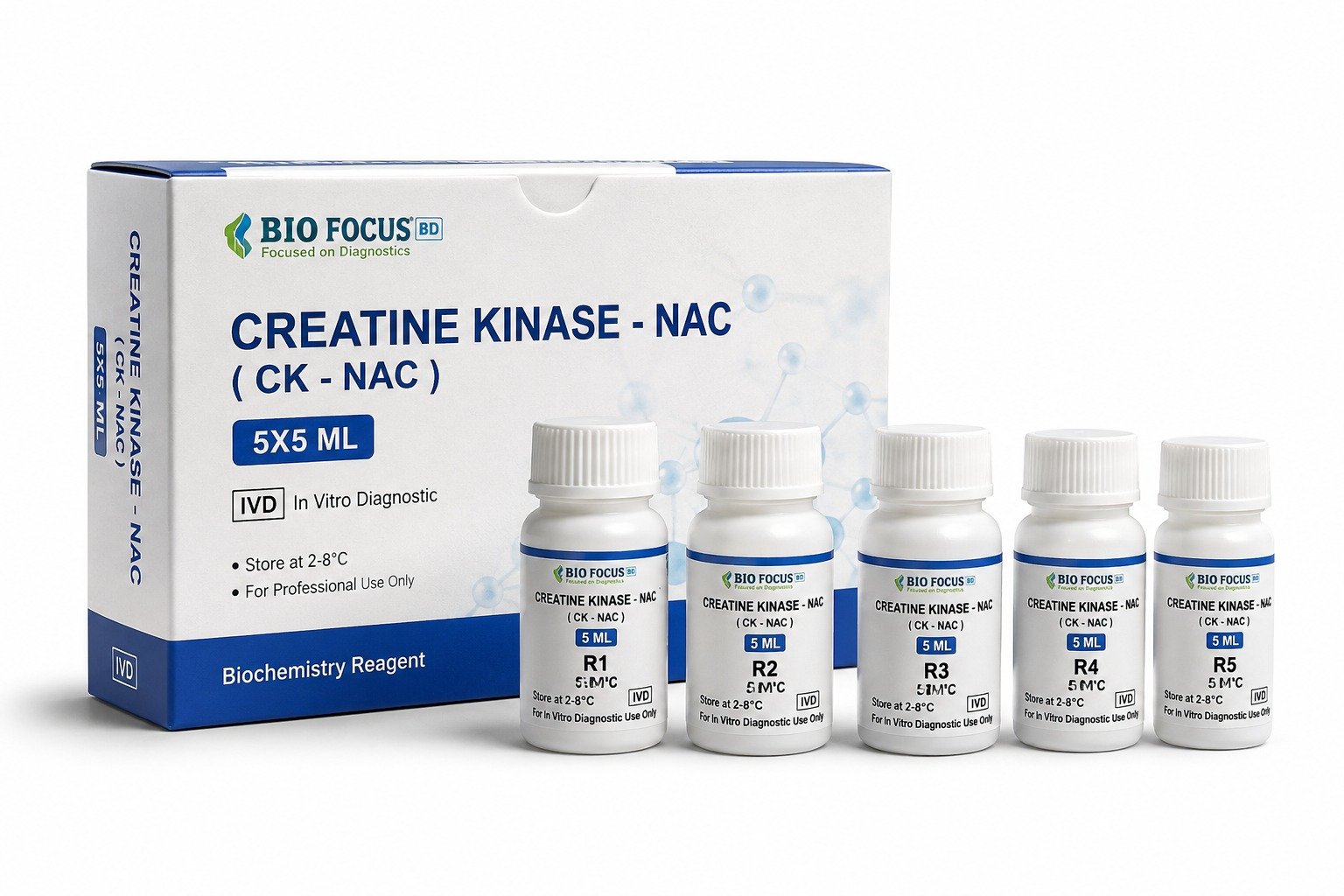 Creatine Kinase – NAC (CK-NAC) 5×5 mL | Bio Focus BD