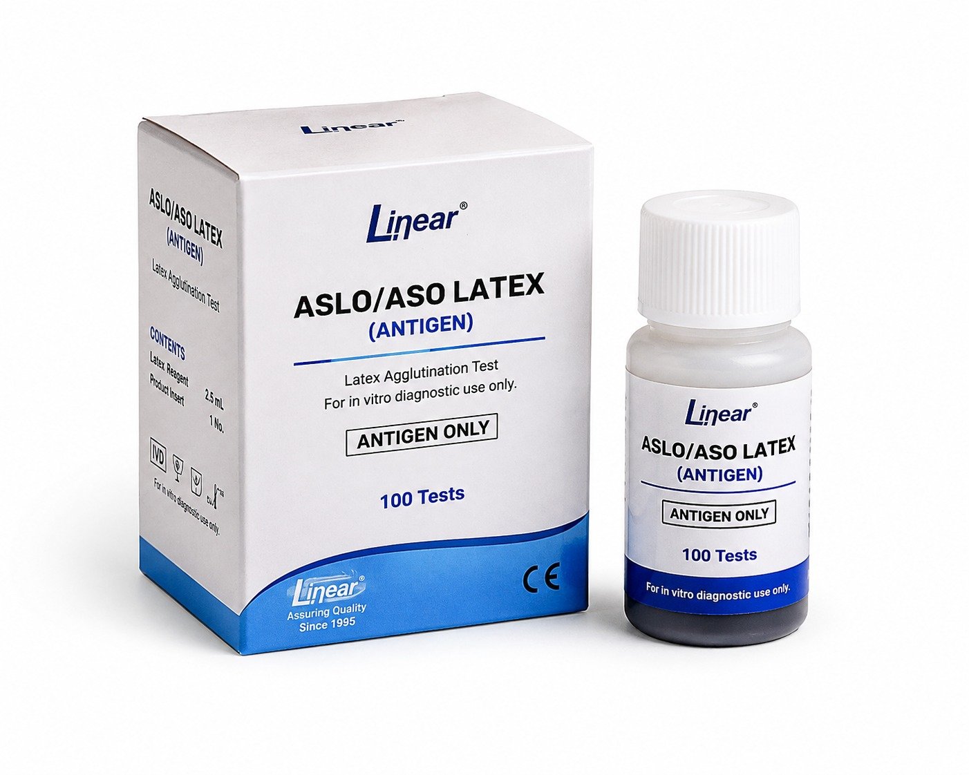 ASLO/ASO Latex (Antigen) Only Vial – 100 Tests