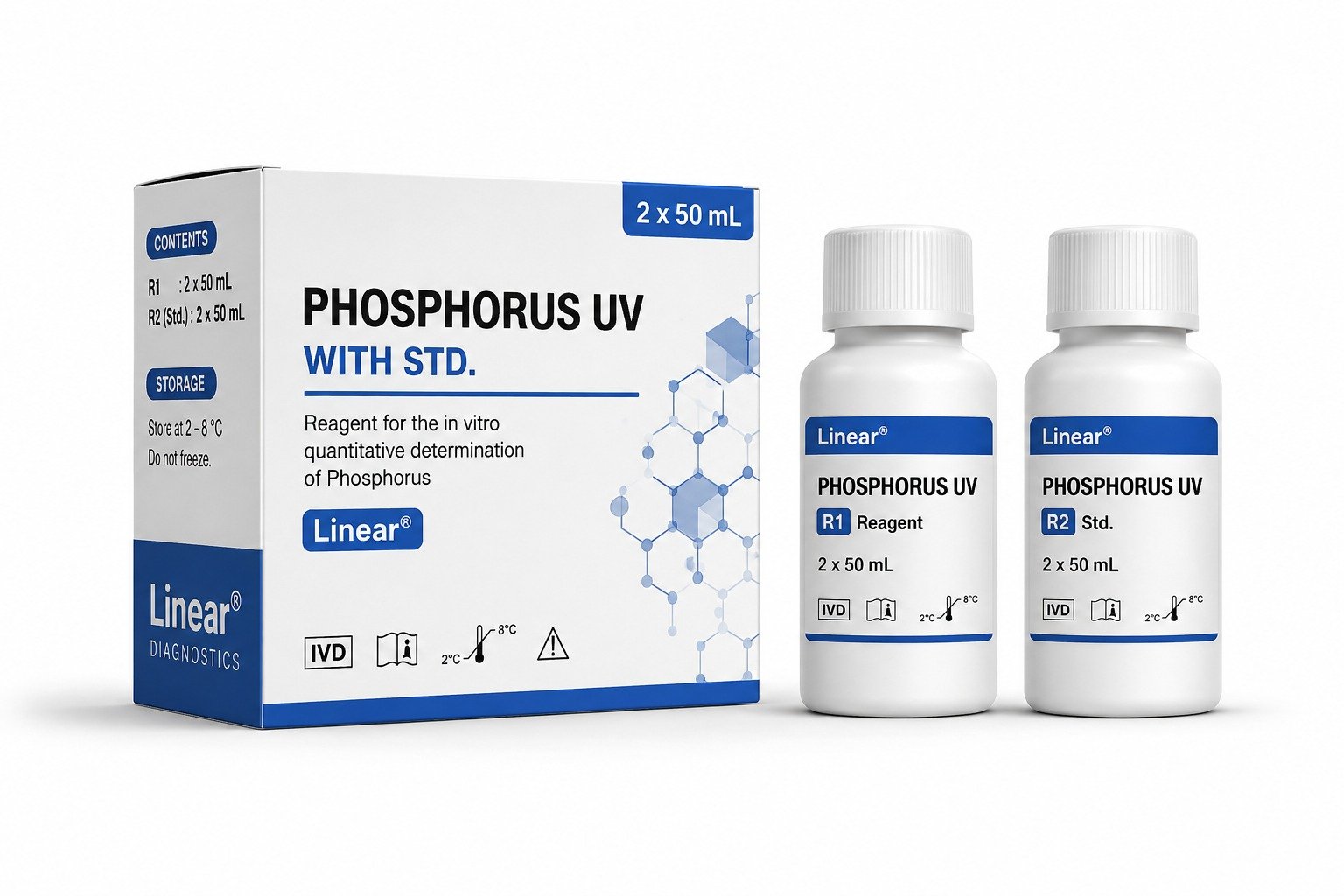 Phosphorus UV with Standard 2 × 50 mL (Linear®)