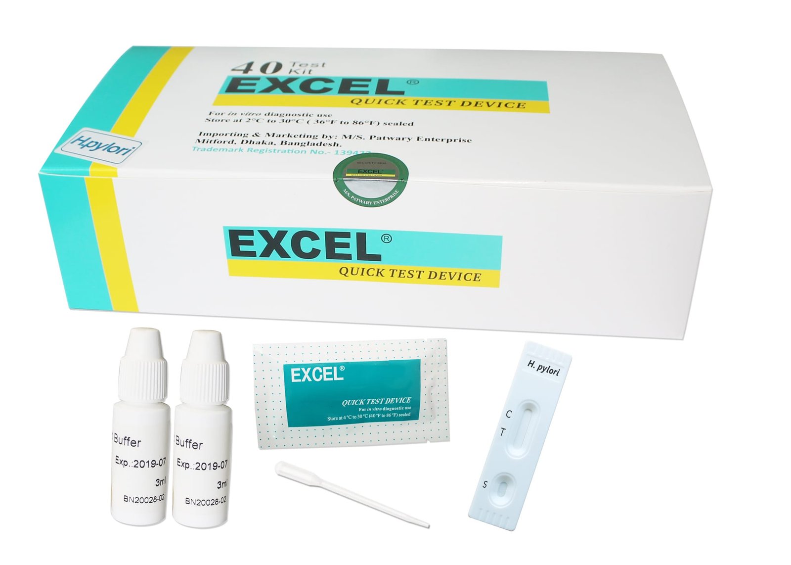 H. pylori Rapid Test – Excel
