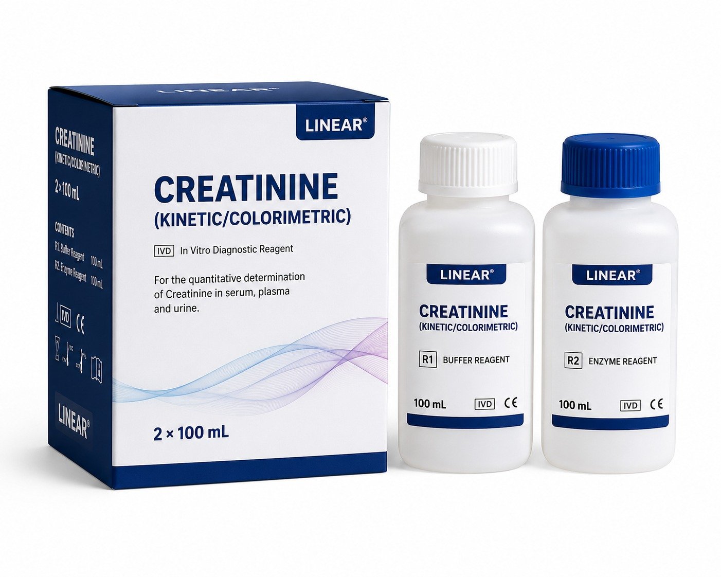 Creatinine (Kinetic/Colorimetric) 2 × 100 mL (Linear®)