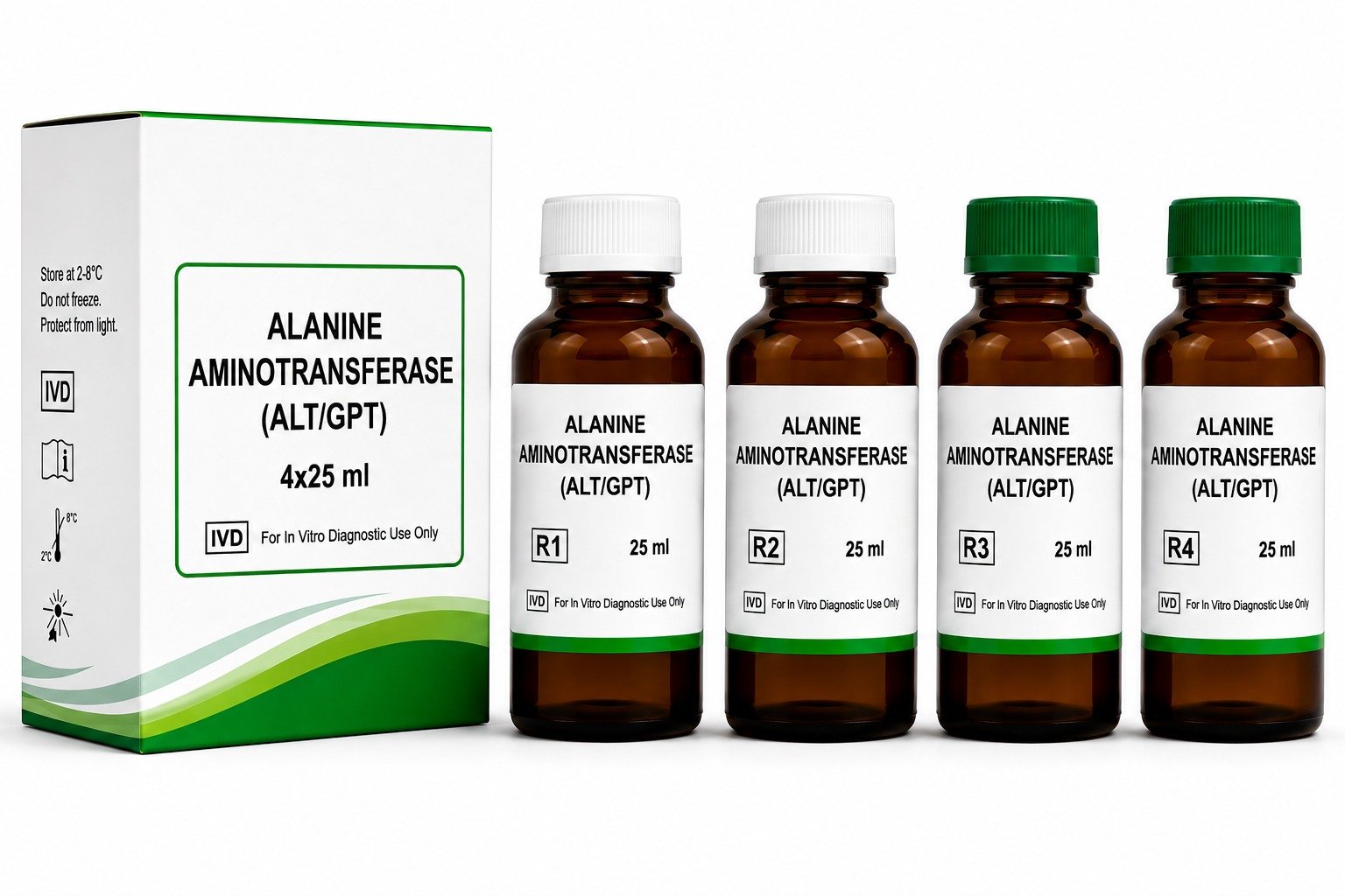 Alanine Aminotransferase (ALT/GPT) 4 × 25 mL – Bio Focus BD