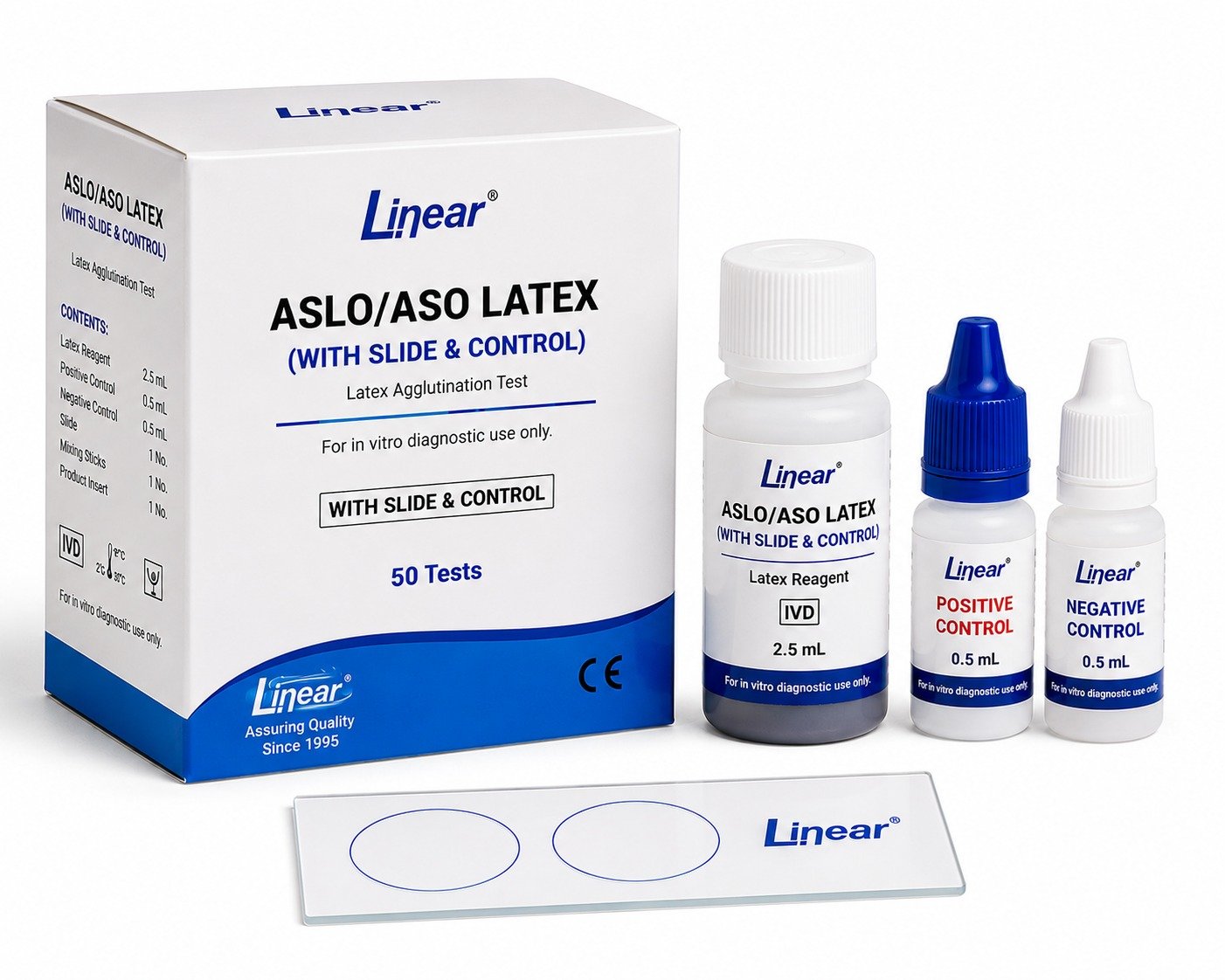 ASLO/ASO Latex (With Slide & Control) – 50 Tests