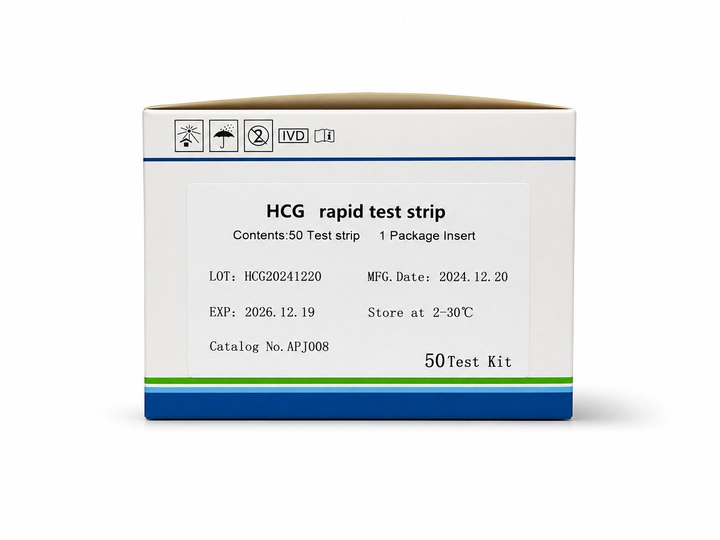 HCG Rapid Test Strip 50 Test Kit | Bio Focus BD