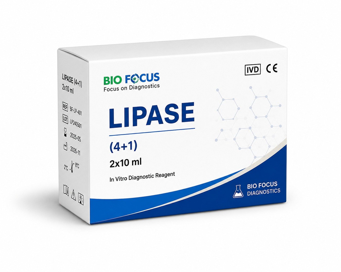 LIPASE (4+1) 2×10 mL | Bio Focus BD