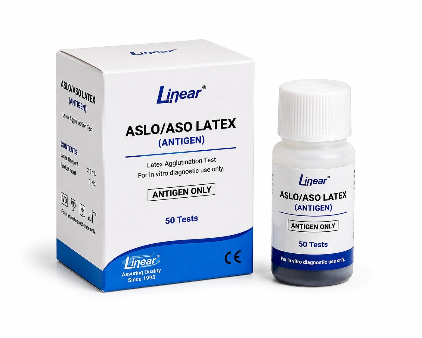 ASLO/ASO Latex (Antigen) Only Vial – 50 Tests