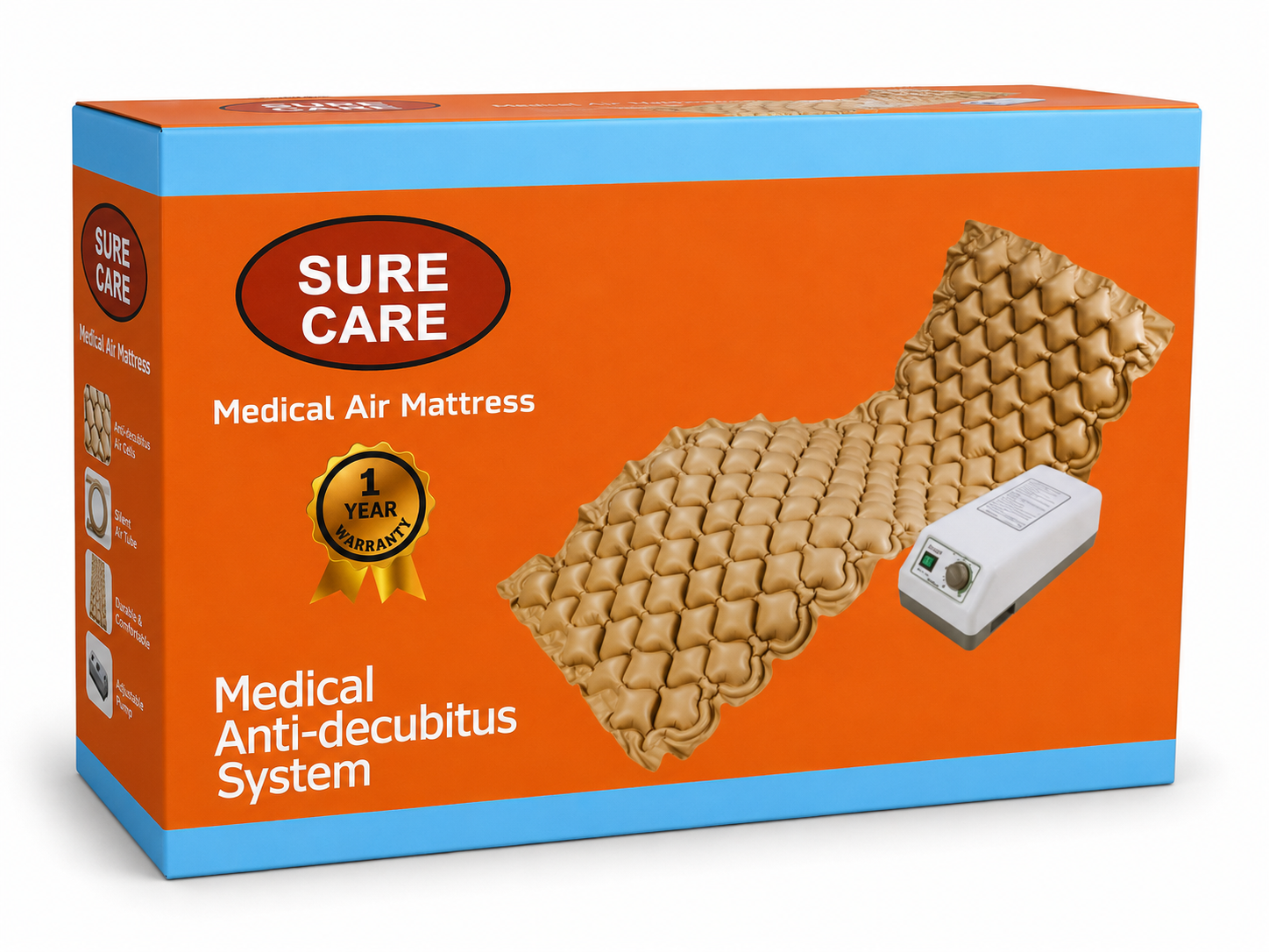 Sure Care Anti-Decubitus Medical Air Mattress with Adjustable Big Pump