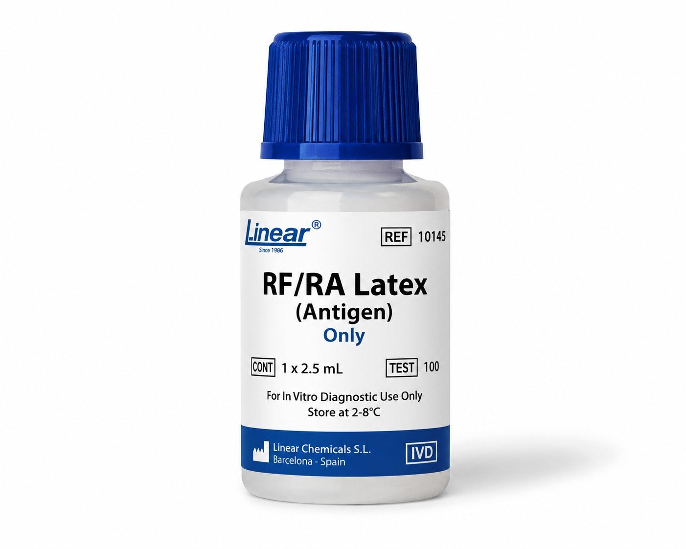 RF/RA Latex (Antigen) Only Vial – 100 Tests