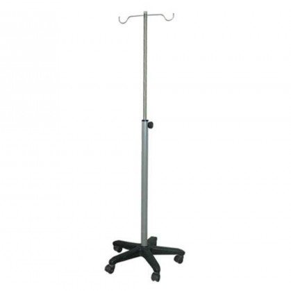 Adjustable IV Saline Stand For Hospitals