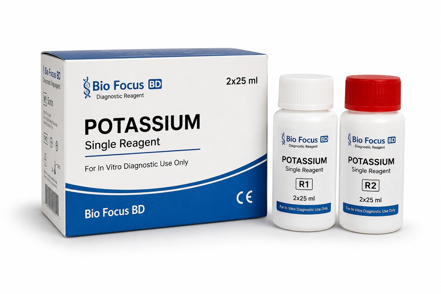Potassium – Single Reagent 2×25 mL | Bio Focus BD