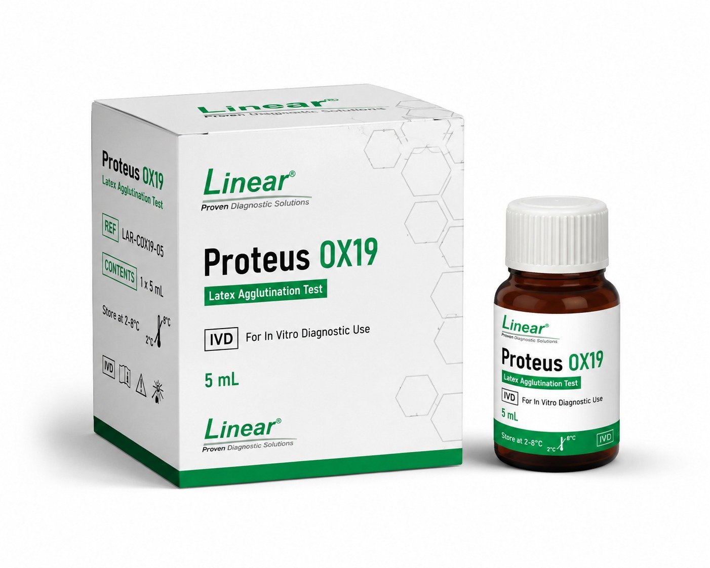 Proteus OX19 Latex Agglutination Test – 5 mL | Linear