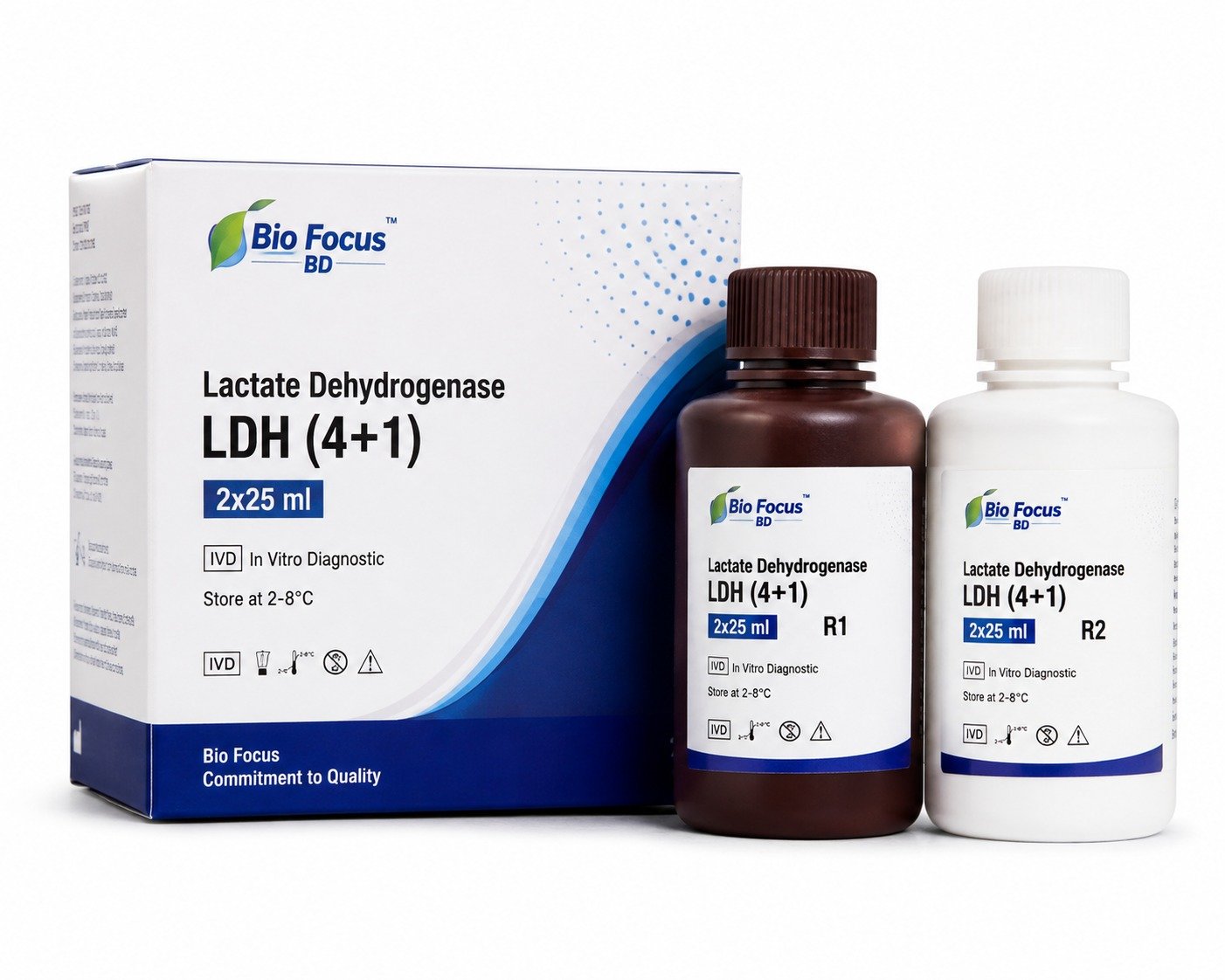 Lactate Dehydrogenase (LDH) (4+1) 2×25 mL | Bio Focus BD