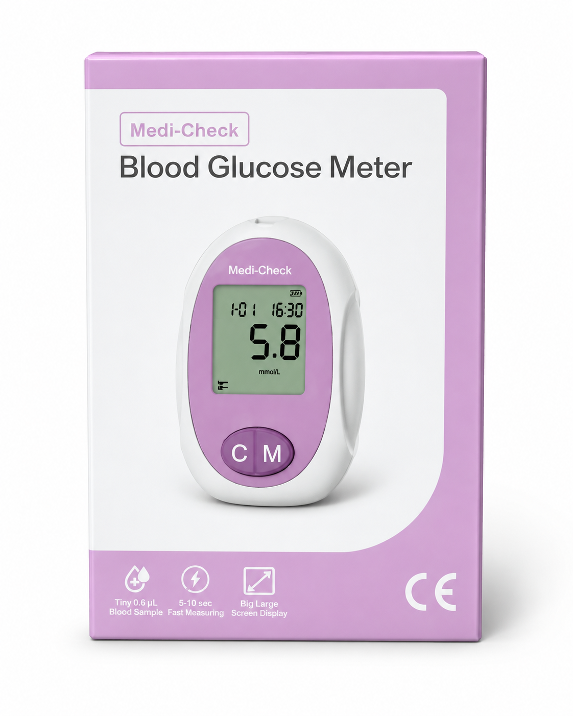 Medi Check blood glucose meter