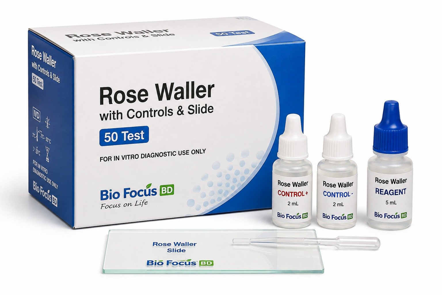 Rose Waller with Controls & Slide 50 Test – Bio Focus BD