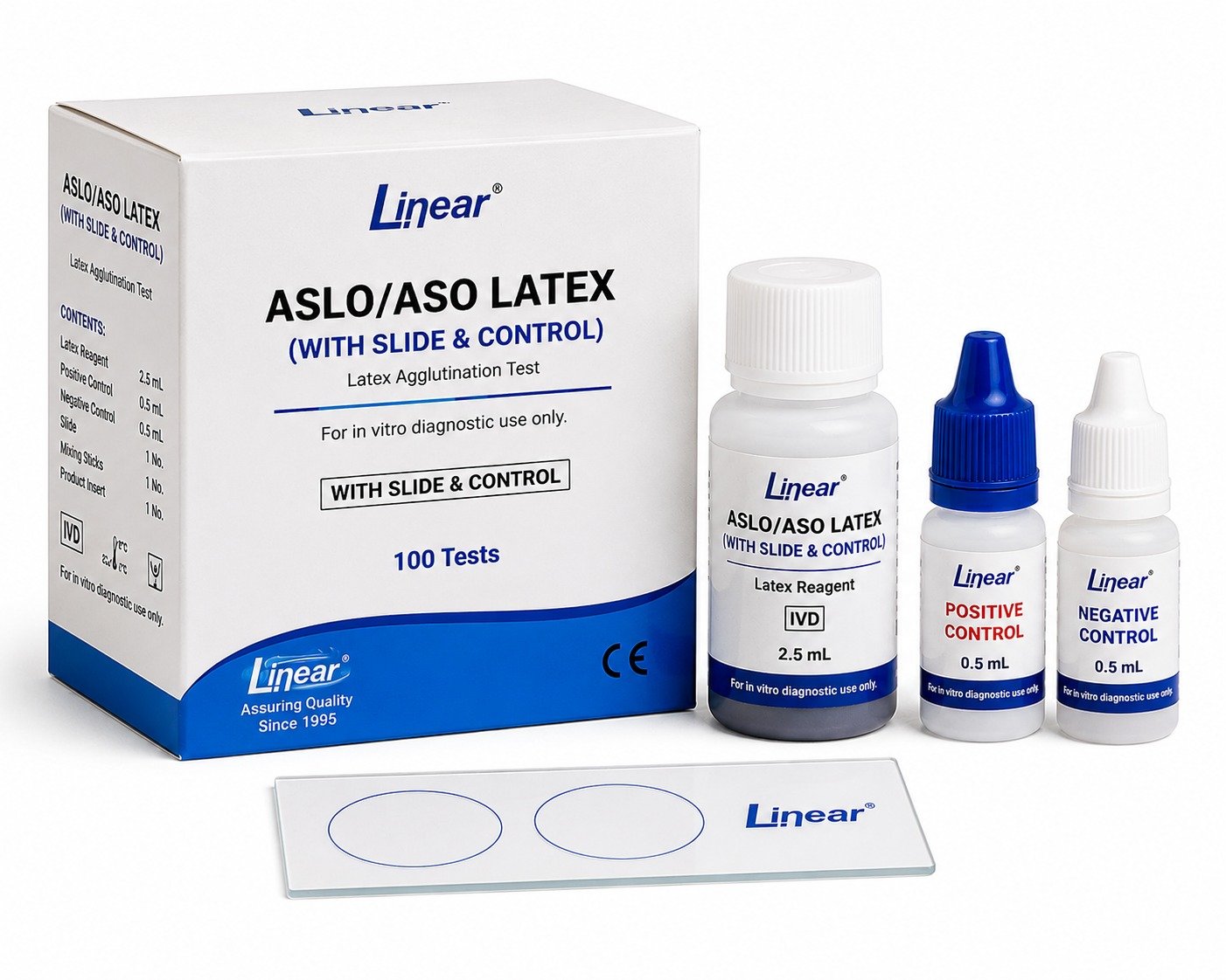 ASLO/ASO Latex (With Slide & Control) – 100 Tests