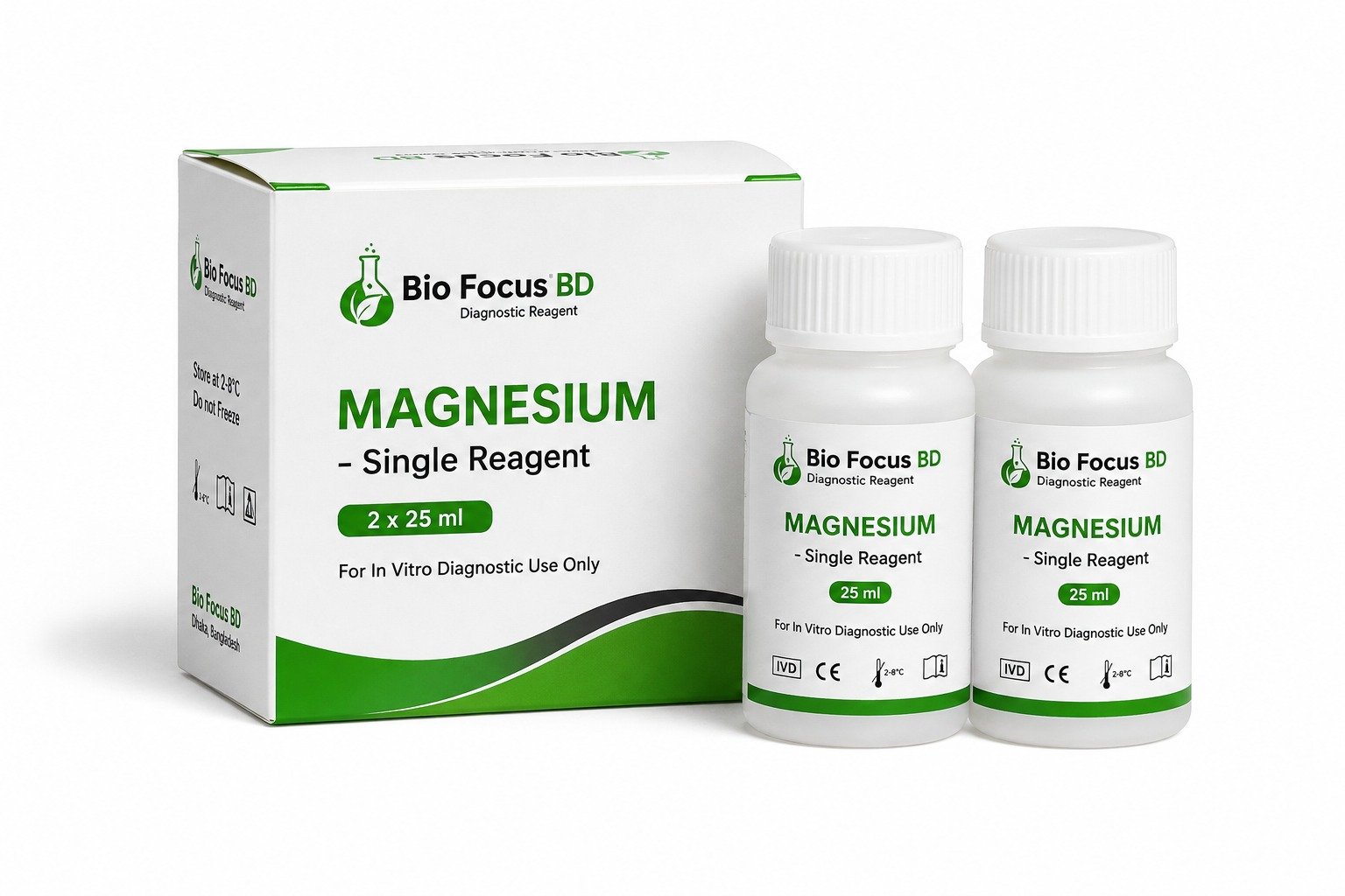 Magnesium – Single Reagent 2×25 mL | Bio Focus BD