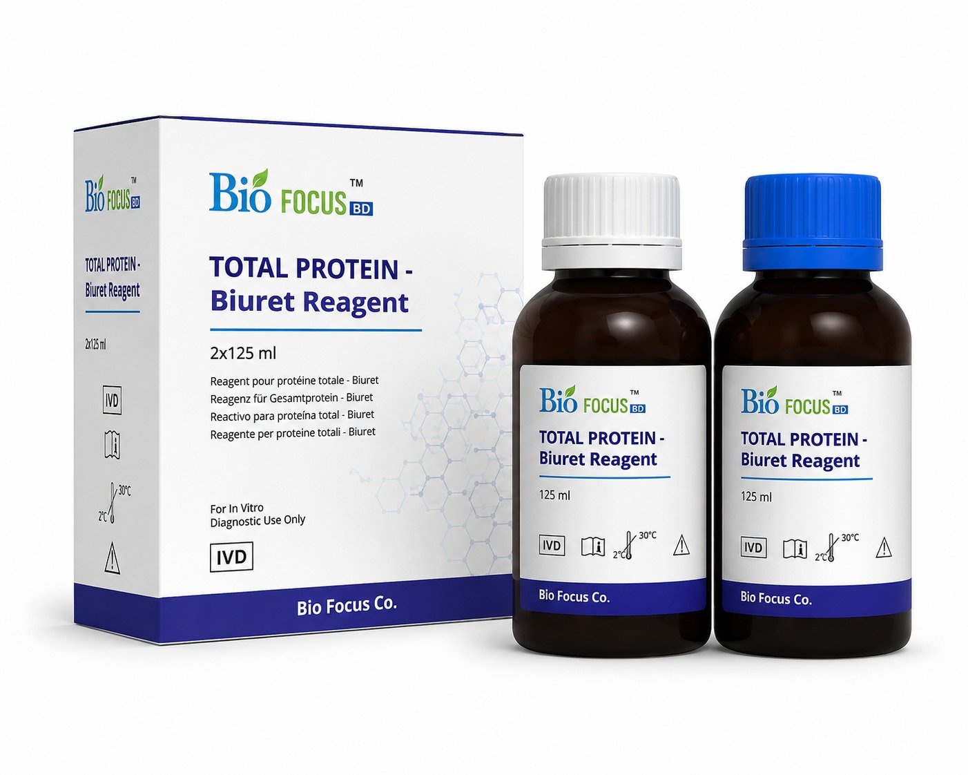 Total Protein – Biuret Reagent 2×125 mL | Bio Focus BD