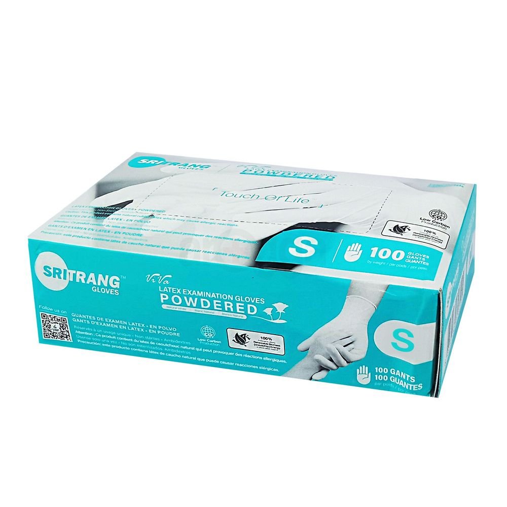 SRI TRANG Viva Latex Examination Gloves (Powdered)