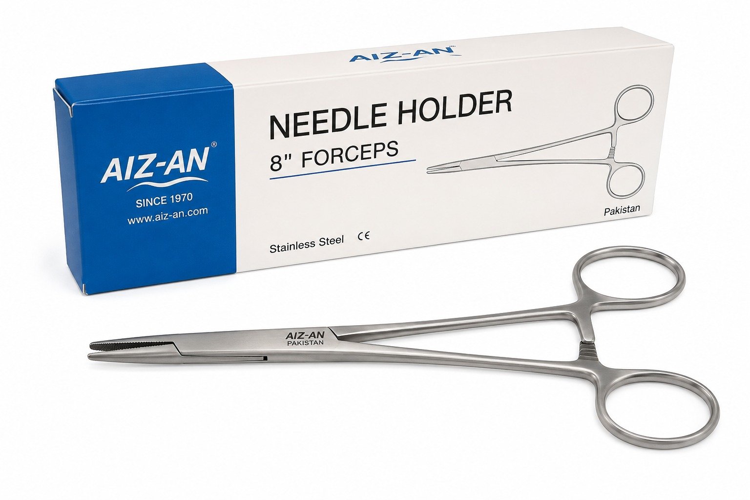 Needle Holder 8" – AIZ-AN (Pakistan)