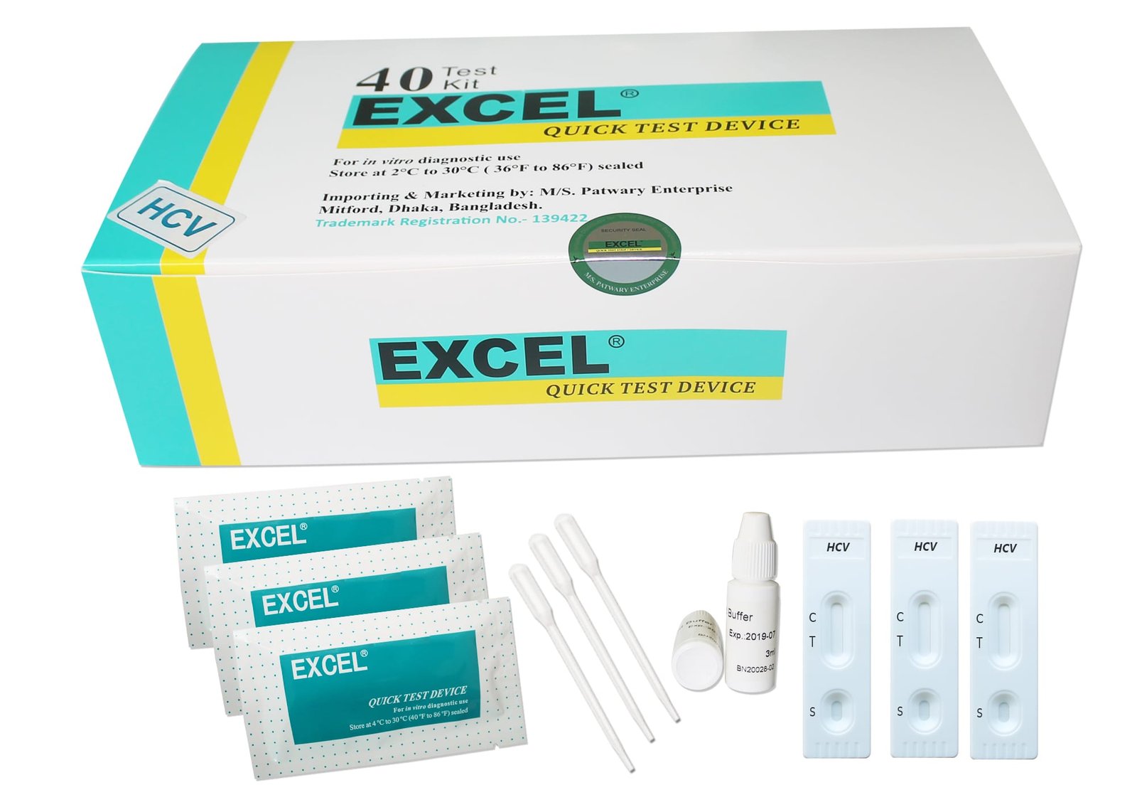 HCV Rapid Tests – Excel