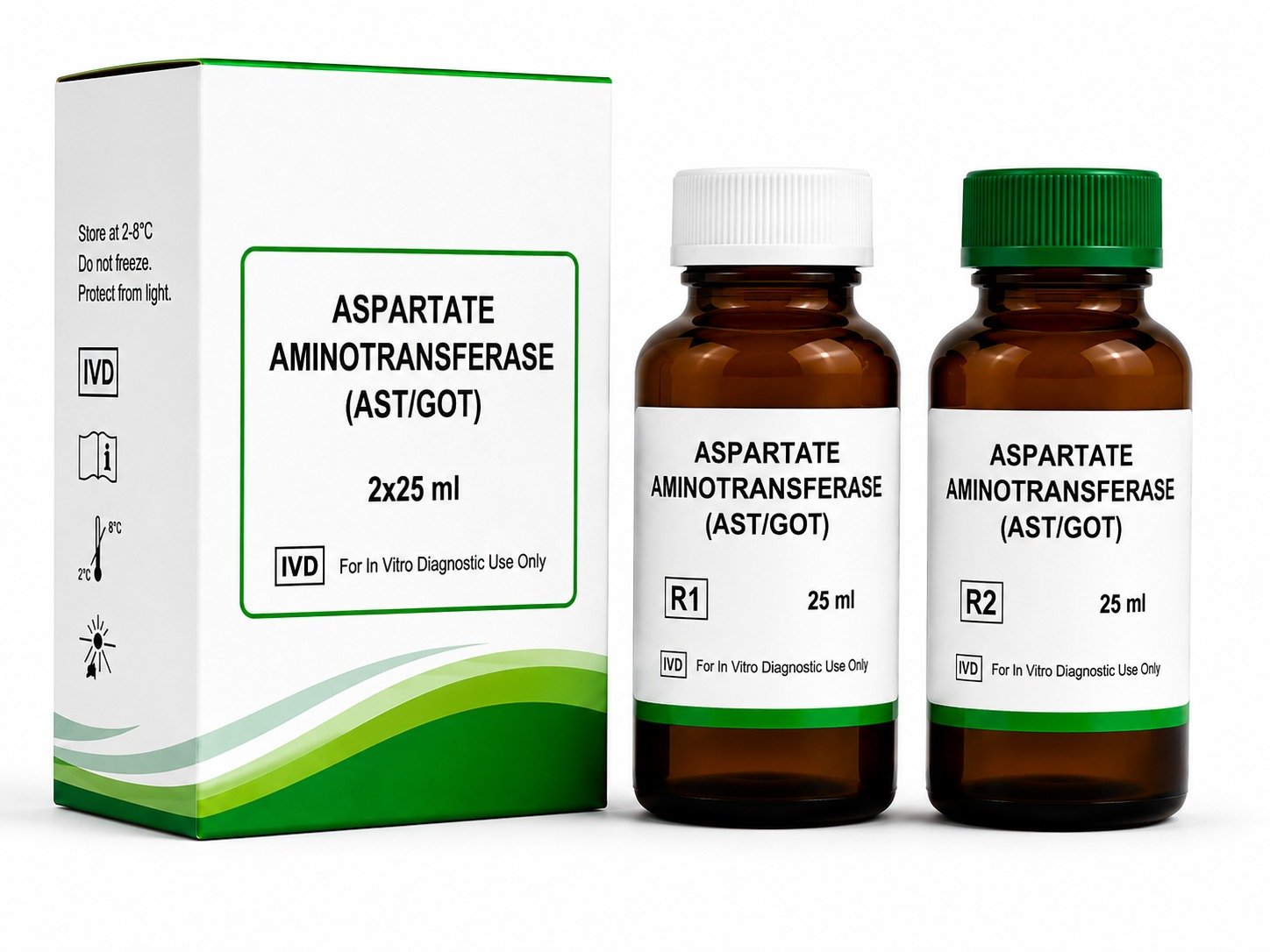 Aspartate Aminotransferase (AST/GOT) 2 × 25 mL – Bio Focus BD