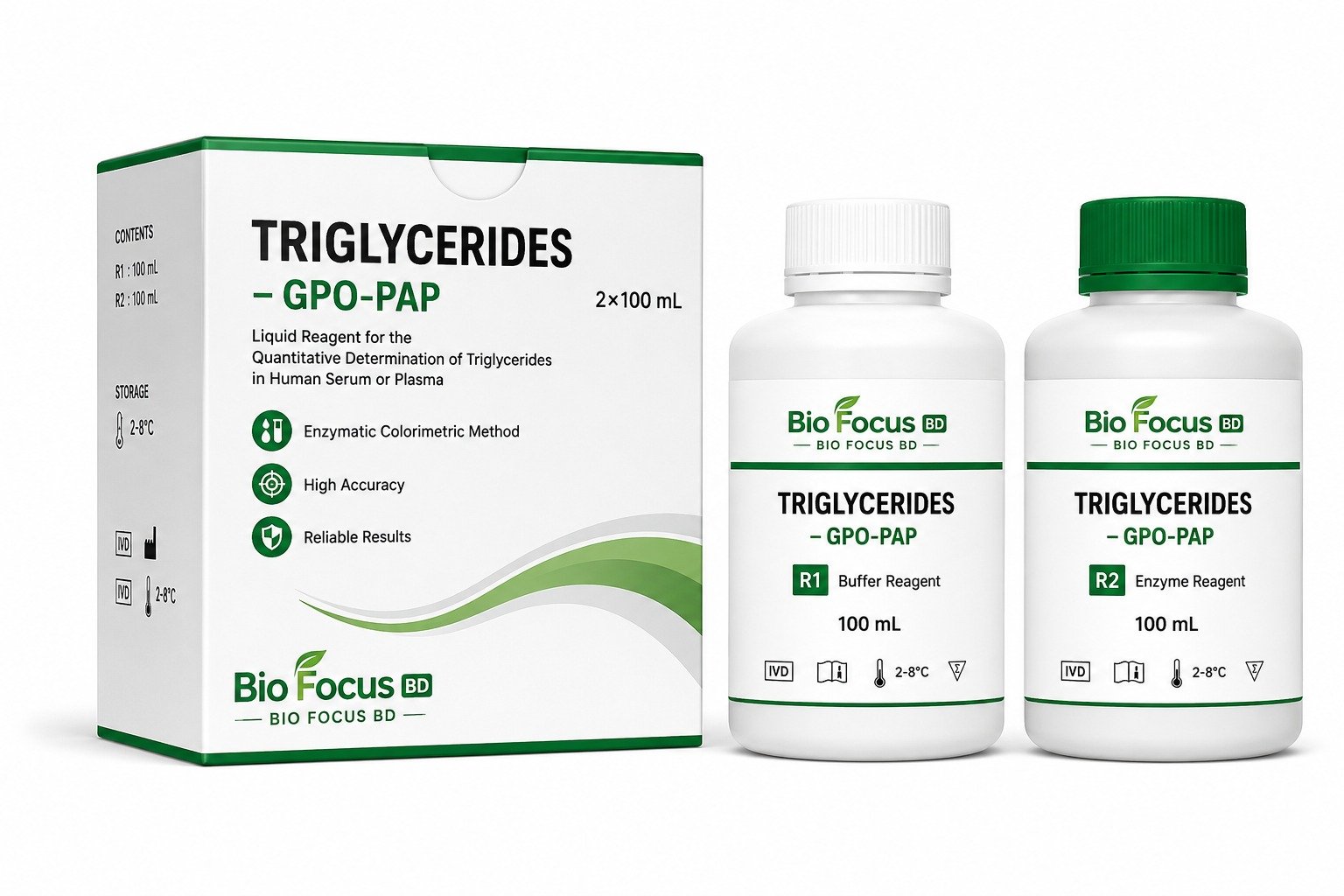 TRIGLYCERIDES – GPO-PAP 2×100 mL | Bio Focus BD