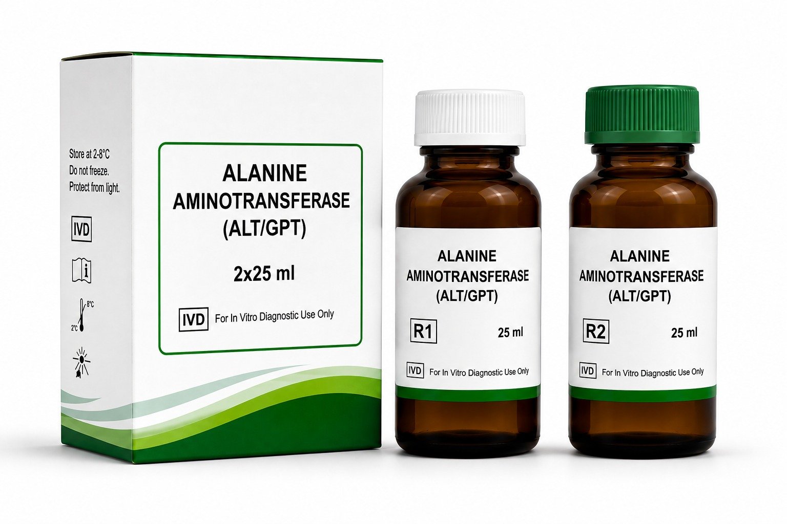 Alanine Aminotransferase (ALT/GPT) 2 × 25 mL – Bio Focus BD